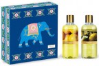Vaadi Herbal  Fresh Springs Shower Gel Gift Box - Refreshing Lemon & Basil 300 ml & Breezy Olive & Green Apple 300 ml ( 300 ml x 2 )
